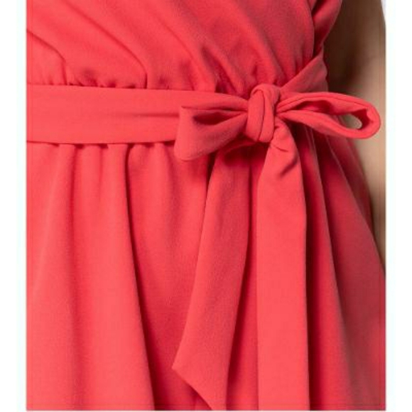 Sophisticated Chic Surplice Watermelon Romper - Picture 3 of 6